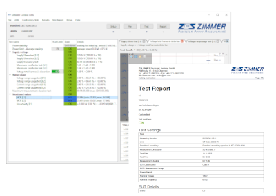 Software for compliance test systems Software for compliance test systems